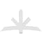 Ekena Millwork Alberta Architectural Grade PVC Gable Bracket, 72"W x 39"H x 6"D x 6"F, 13/12 Pitch GBP072X39X0606ALB00 - alternate 4